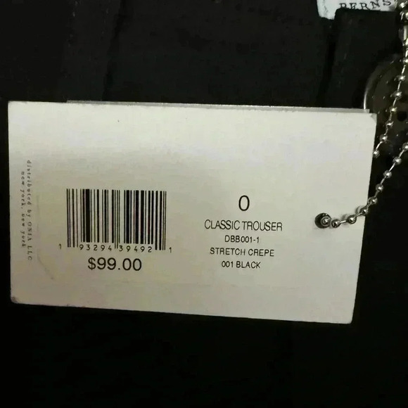 Danielle Bernstein By Weworewhat Classic Black Trouser Size 0 - Picture 6 of 6